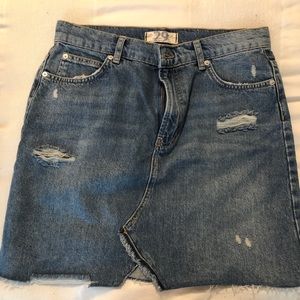 We The Free jean skirt. 29